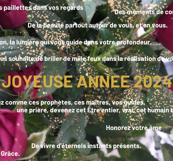 You are currently viewing Joyeuse année 2024